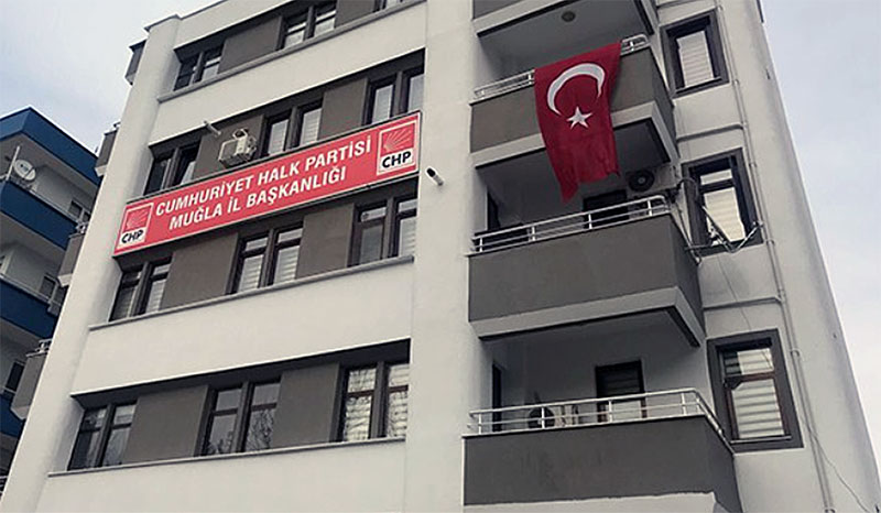 CHP, Muğla İl Başkanlığı binası