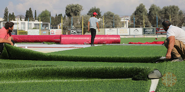 Turgutreis spor alanında restorasyon bitiyor 3