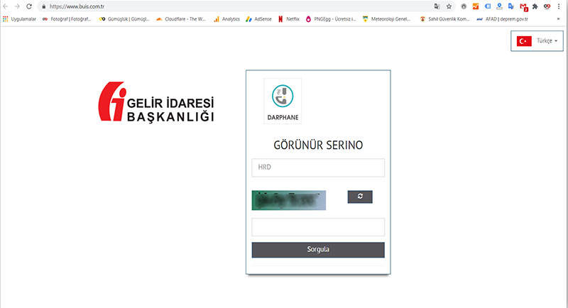 BUİS web sitesi