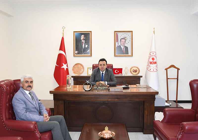 Ümit Alper, Kavaklıdere Kaymakamı Ali Argama ziyaret, Aralık 2025