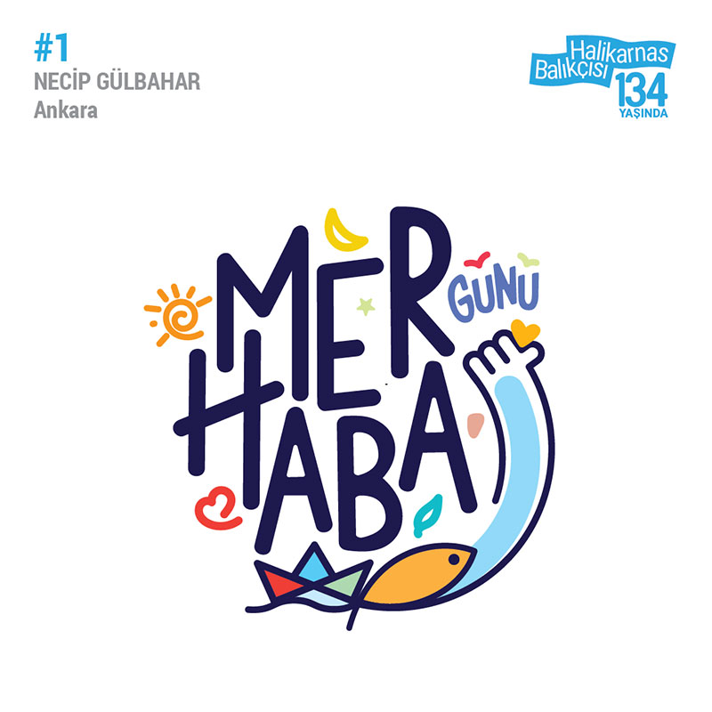 Halikarnas Balıkçısıı, Merhaba Günü, logo yarışması; Necip Gülbahar - Nisan 2024