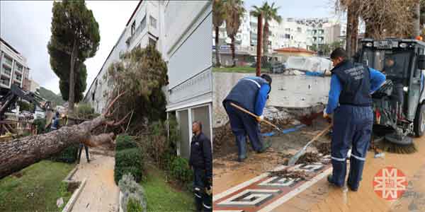 Marmaris'te 40 kamyon atık toplandı, Şubat 2026