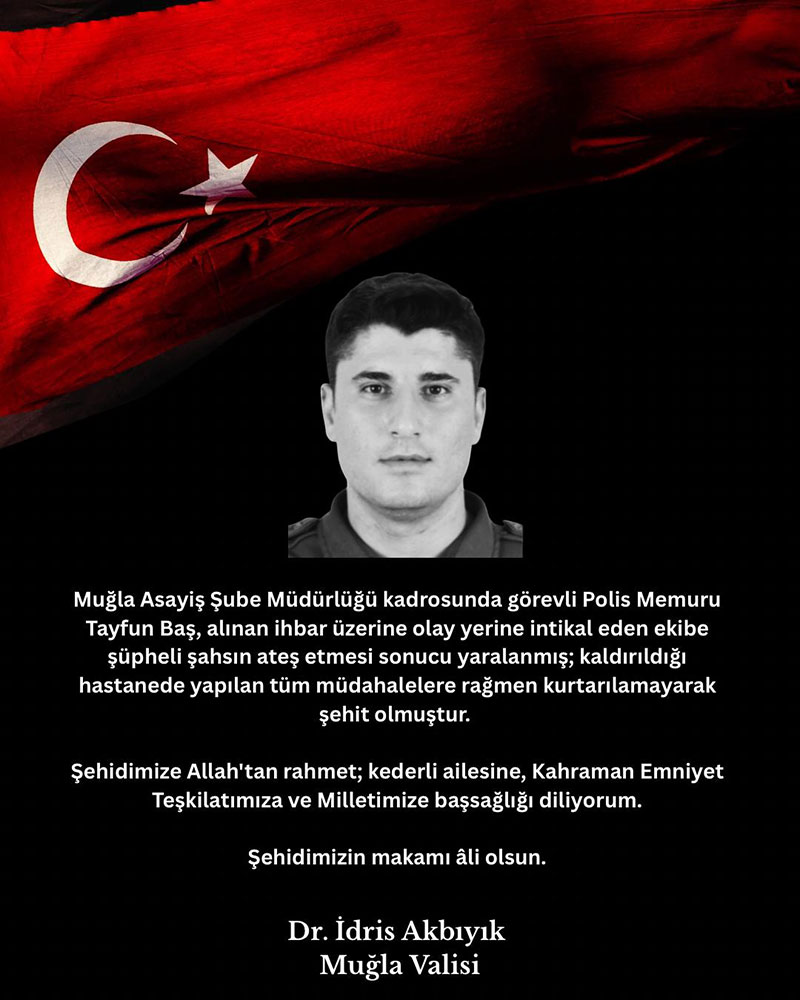 Şehit polis Tayfun Baş