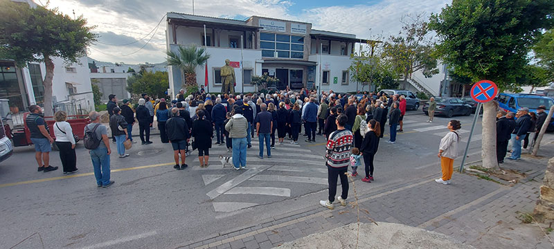Bodrum, Gümüşlük Mahallesi 10 Kasım 2025 anma merasimi