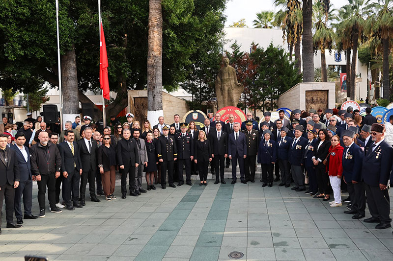 Muğla, Bodrum, 10 Kasım 2025 anma