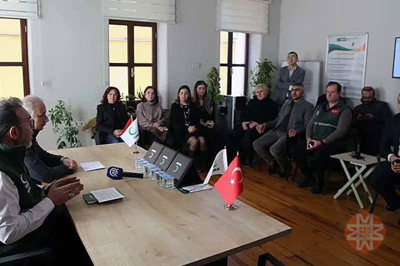 Türkiye Yeşilay Cemiyeti Muğla İl Başkanlığı'nın basın toplantısı, 04 Ocak 2025 Muğla 