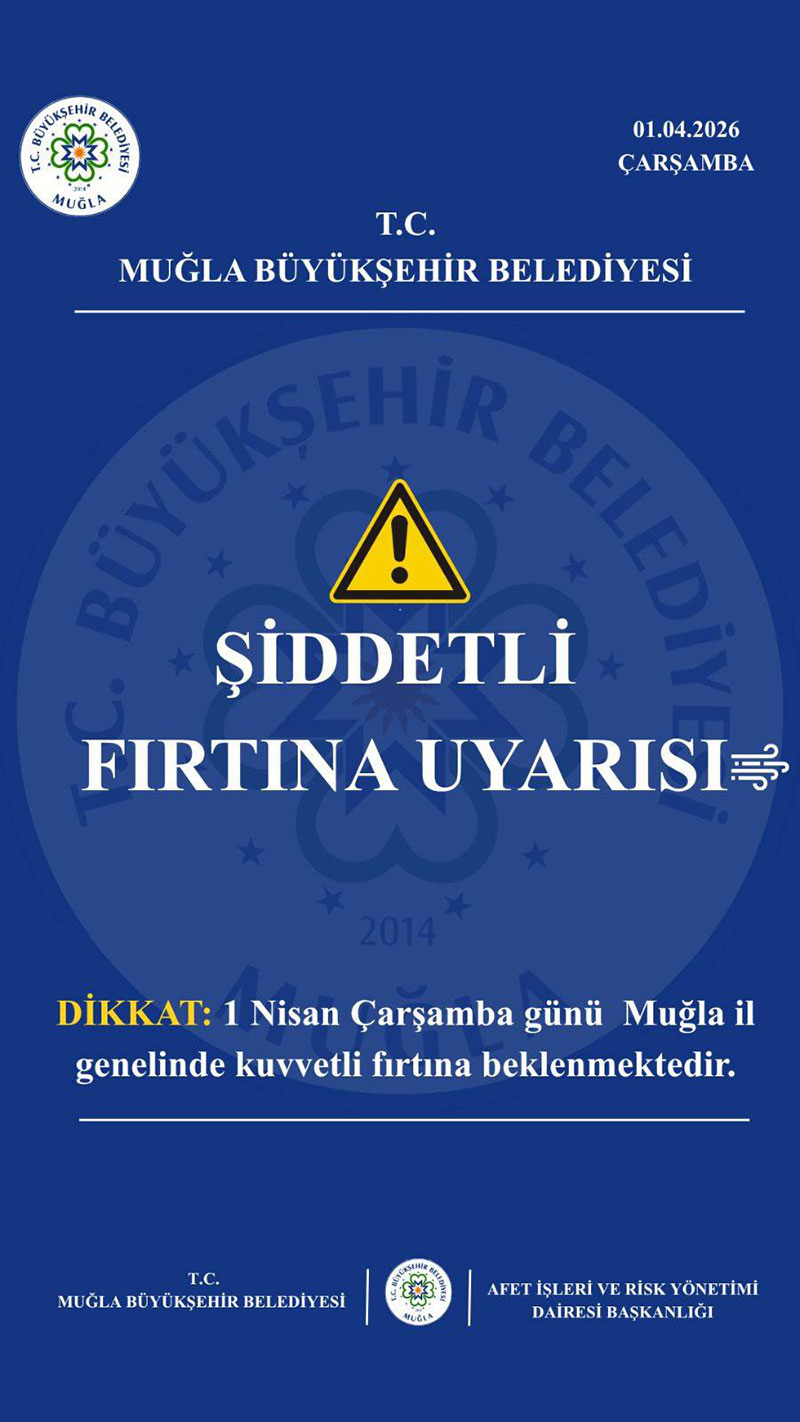 MBB fırtına uyarısı 1 Nisan 2026 1