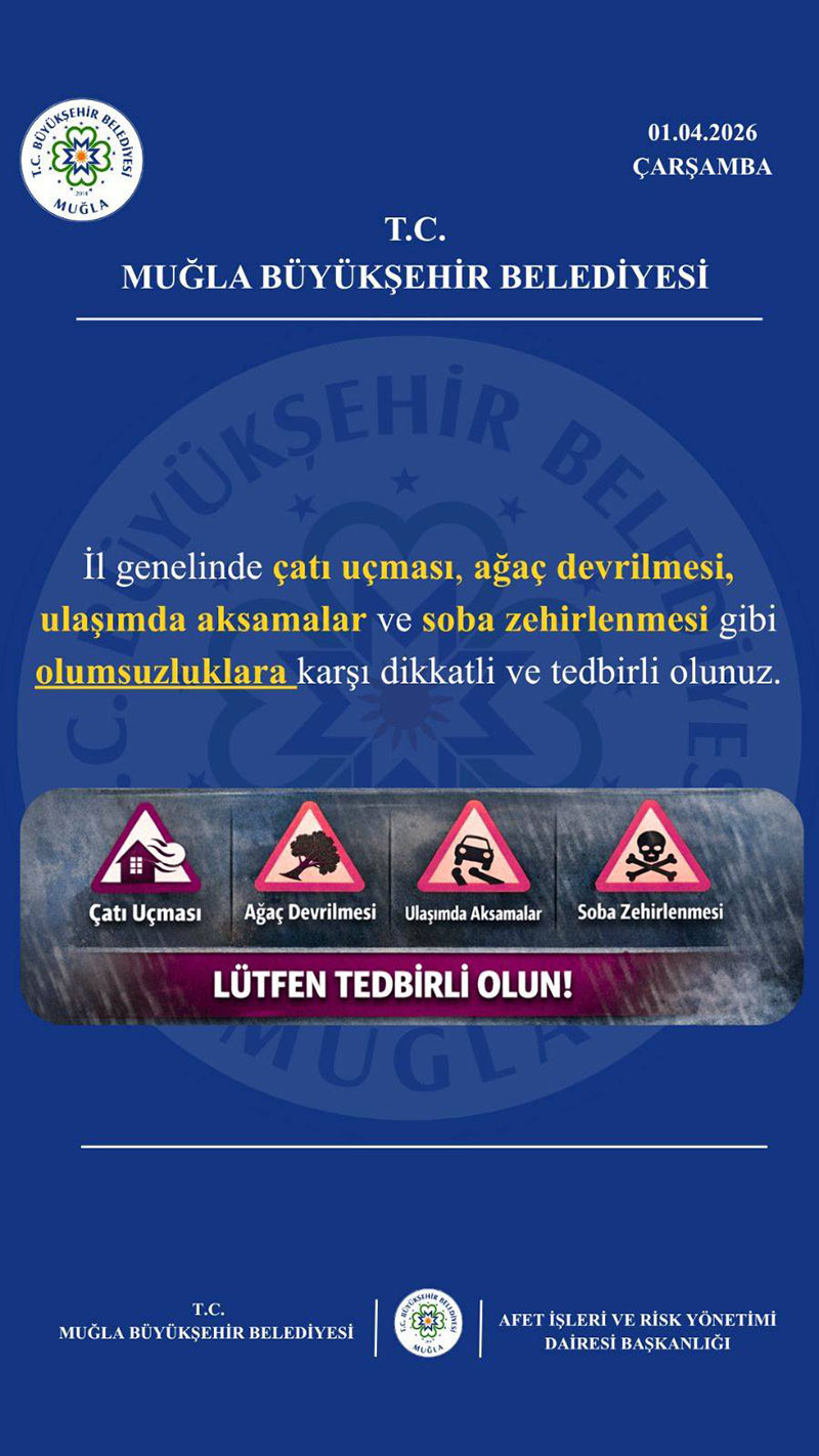 MBB fırtına uyarısı 1 Nisan 2026 3