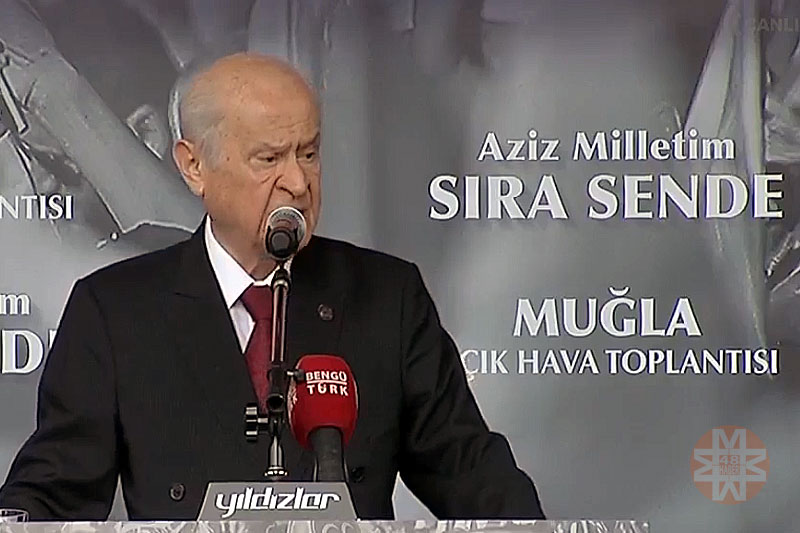 MHP Genel Başkanı Bahçeli Muğla mitingi