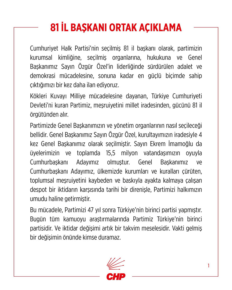 Bu Hukuksuz Kararı Tanımıyoruz 1