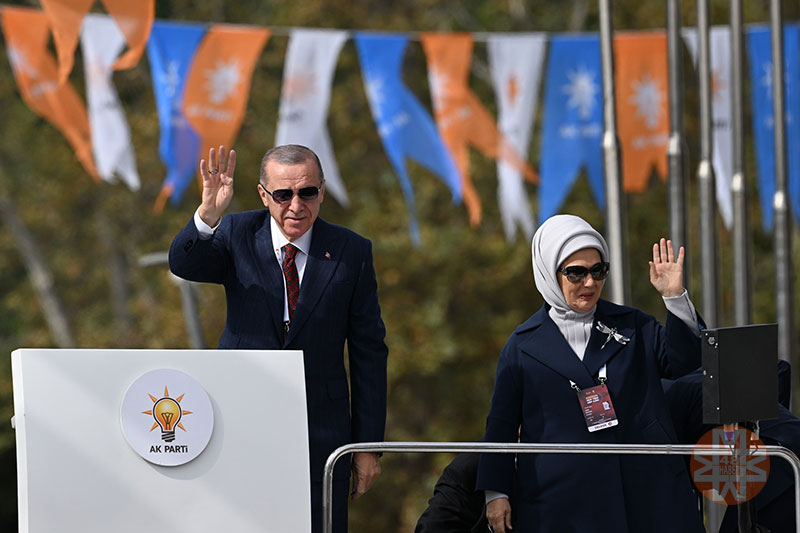 Cumhurbaşkanı Recep Tayyip Erdoğan, Emine Erdoğan - AK Parti 4. Olağanüstü Kongresi - 48 Haber Ajansı