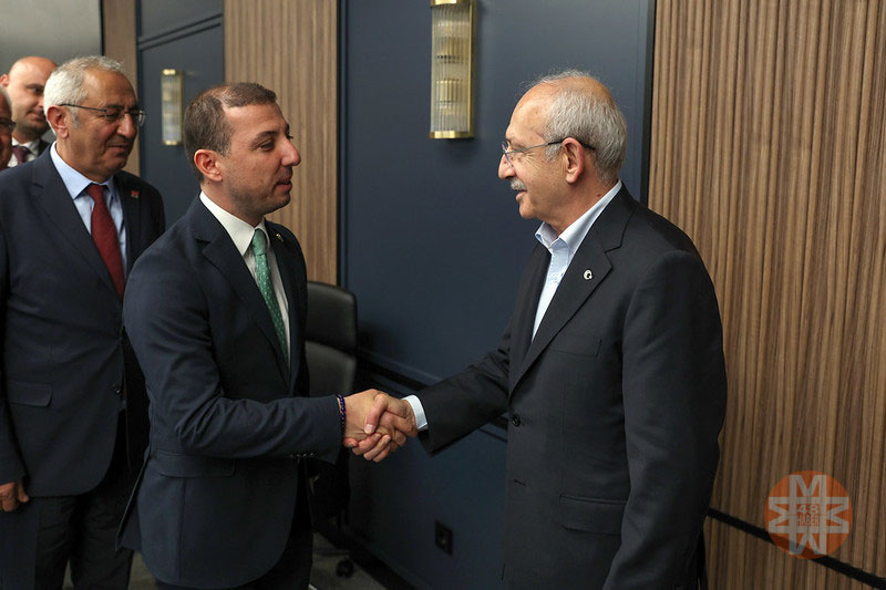 Muğla İl Başkanı Zekican Balcı, CHP Genel Başkanı Kemal Kılıçdaroğlu