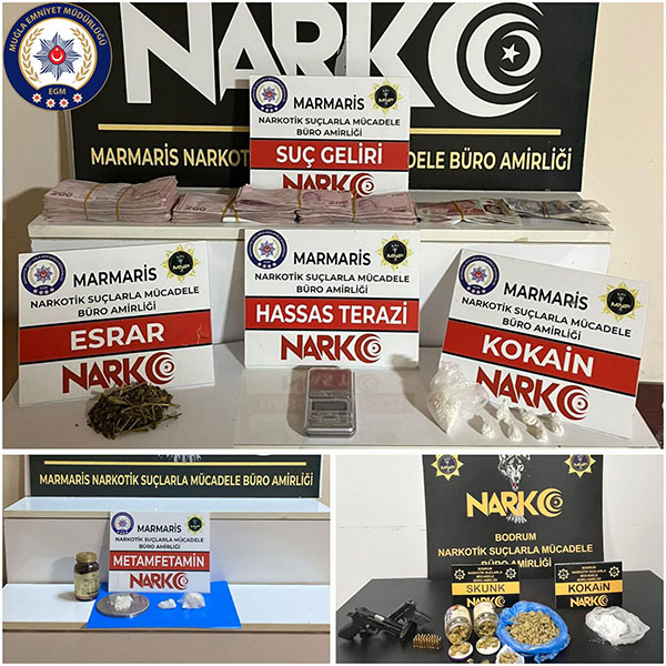 Muğla uyuşturucu operasyonu - 48 Haber Ajansı 3