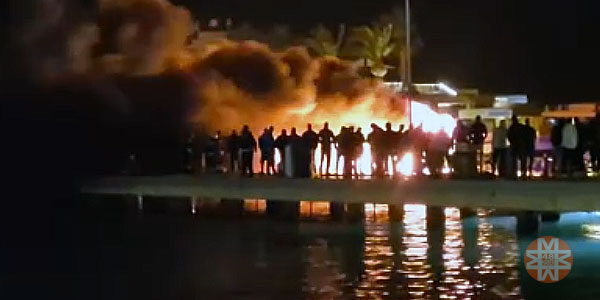 Yalıkavak Marina tekne yangını, 20 Mart 2026