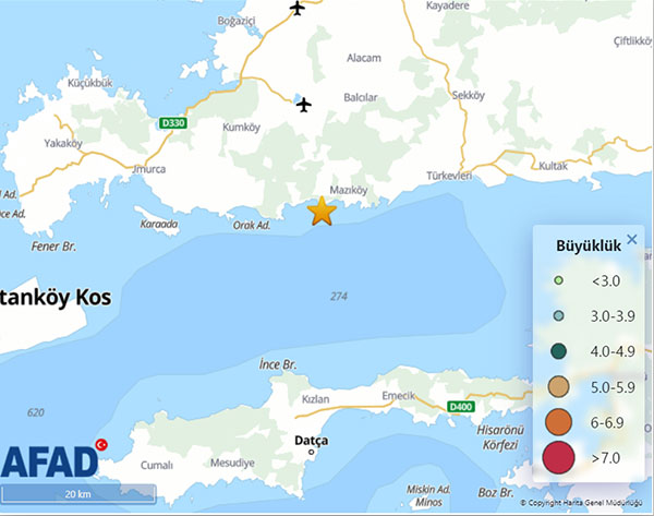 Deprem, Mazıköy, 25 Şubat 2024