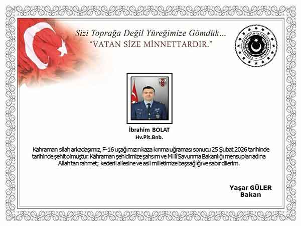 Balıkesir’de F-16 uçağı düştü, Hava Pilot Binbaşı İbrahim Bolat şehit oldu 2