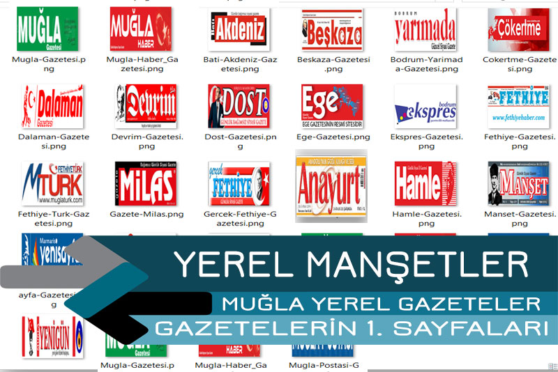 Manşetler; Muğla Yerel Gazeteler