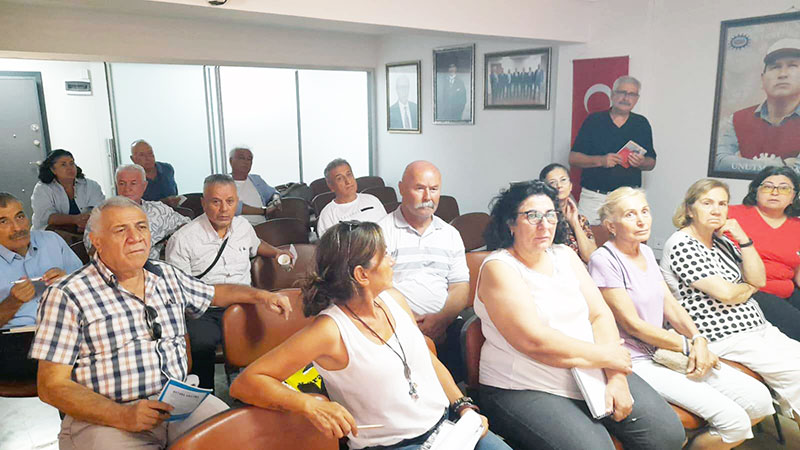 DİSK Devrimci Emekliler Sendikası İzmir'de toplandı, 13 Ağustos 2025