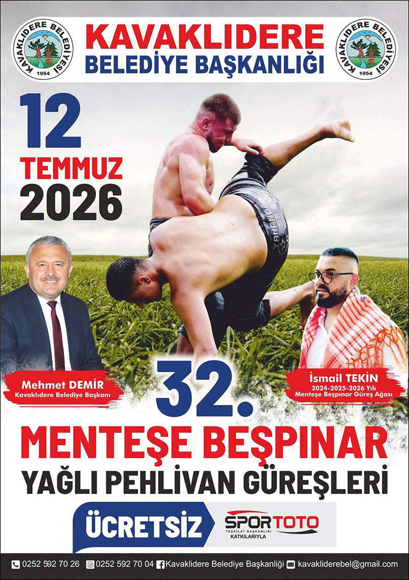 32. Menteşe Beşpınar Yağlı Pehlivan Güreşleri 2026