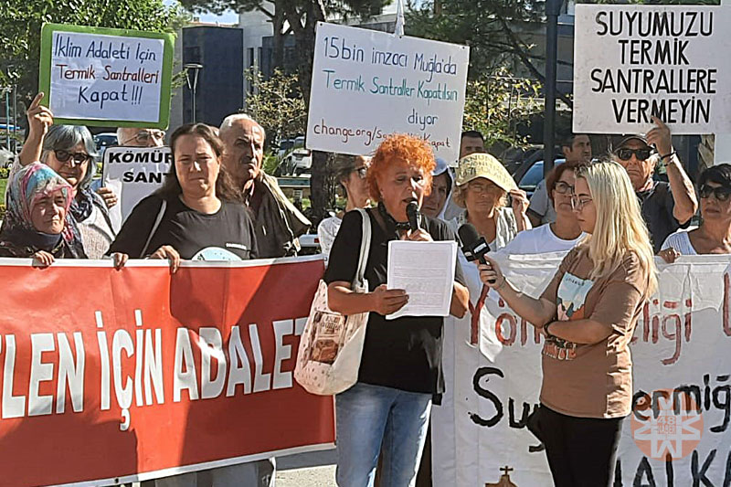 "Suçıkan'da su bitti artık yeter" eylemi 1