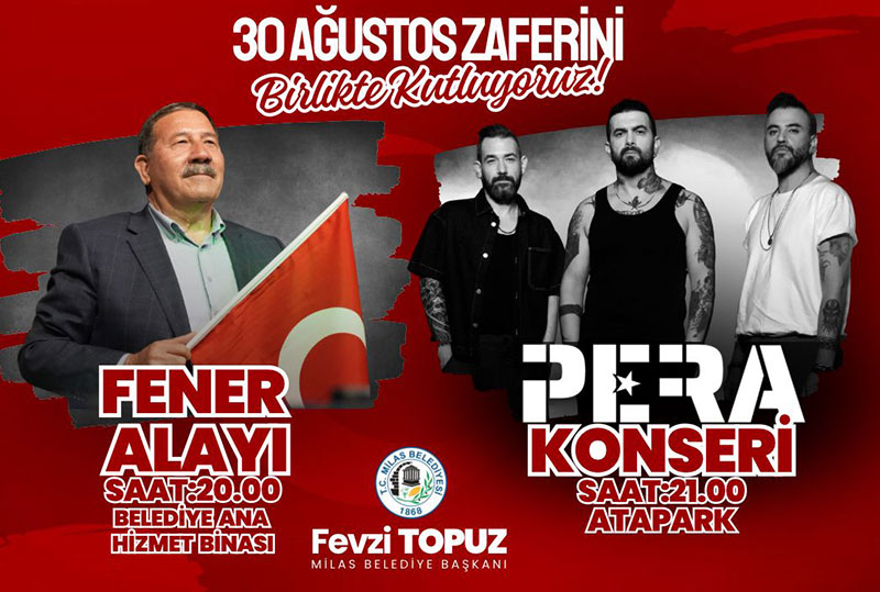 Milas'ta 30 Ağustos Zafer Bayramı kutlamaları, 2025 Ağustos