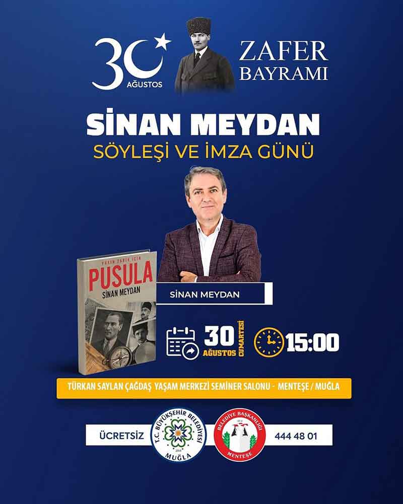 Yazar Sinan Meydan ile Söyleşi ve İmza Günü