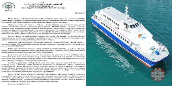 Muğla Büyükşehir Belediyesi haberleri