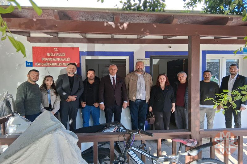 CHP Bodrum ilçe yönetimi ziyaretleri, muhtarlar - 10 Aralık 2025 2