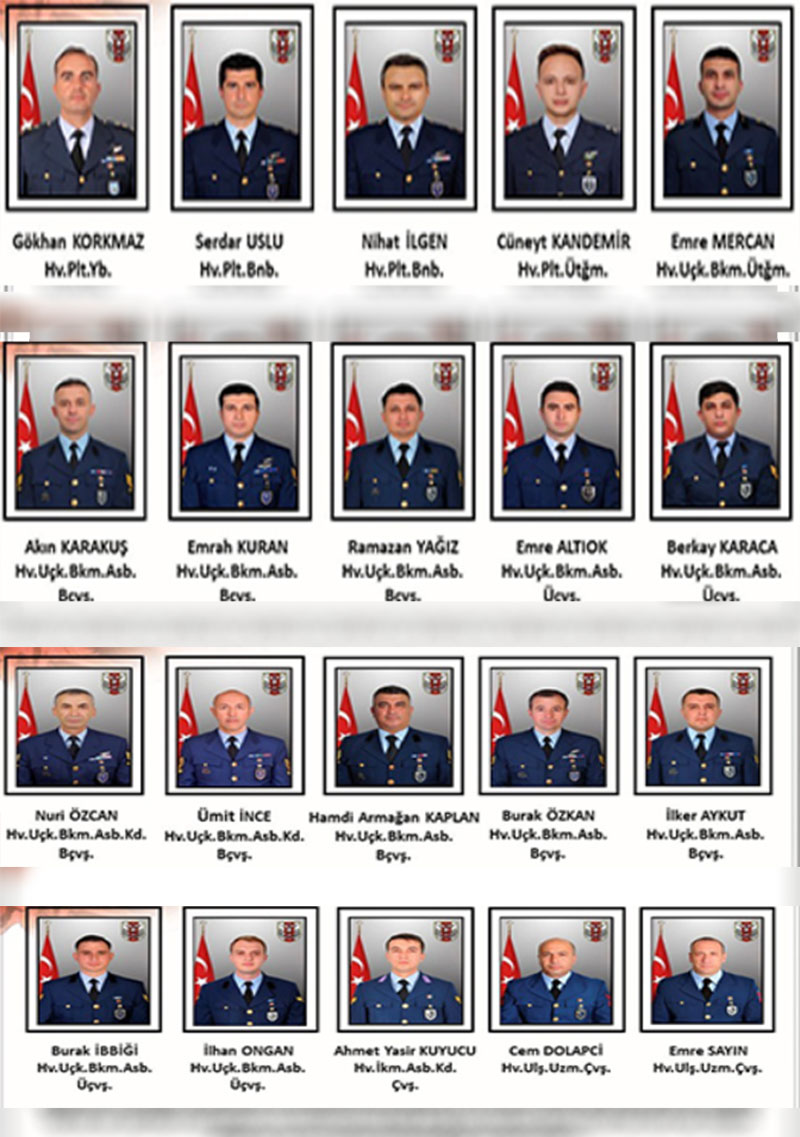 11 Kasım 2025 - Gürcistan'da düşen kargo uçağı şehitleri