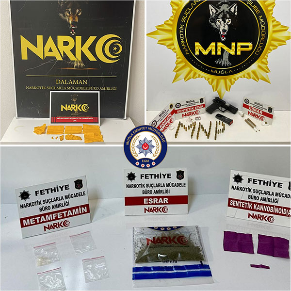 Muğla uyuşturucu operasyonu - 48 Haber Ajansı
