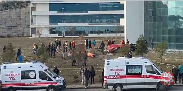 Ambulans helikopter düştü; 4 kişi öldü 2