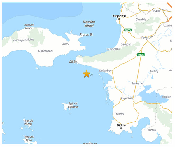 Ege Denizi deprem, 09.08.2025