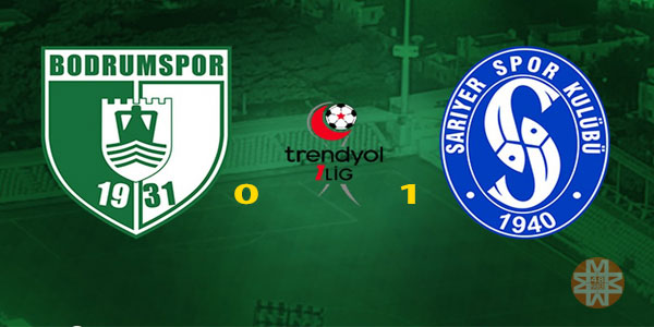 Sipay Bodrum FK - Sarıyer, 2 Mayıs 2026
