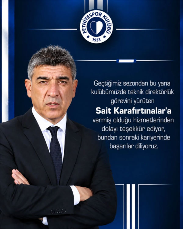 Sait Karafırtınalar, Fethiyespor veda