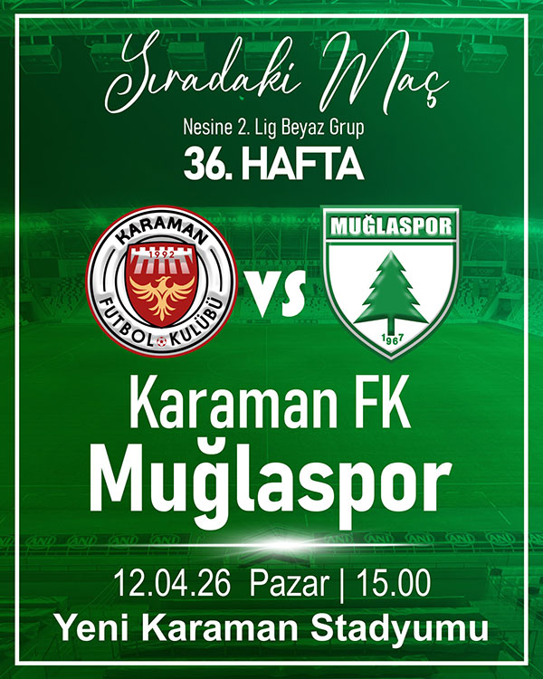 Karaman FK - Muğlaspor