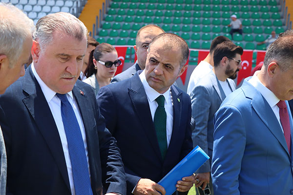 Gençlik ve Spor Bakanı Dr. Osman Aşkın Bak, Muğla Atatürk Stadyumu’nda 2