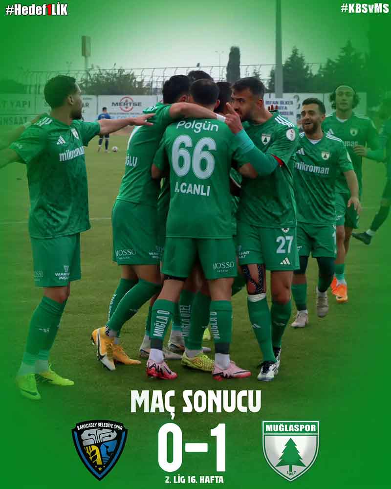 Karacabey Belediyespor 0 - 1 Muğlaspor
