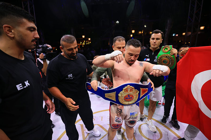 Hasan Kubilay Alcu, WBF Dünya Şampiyonluk Kemerini kazandı